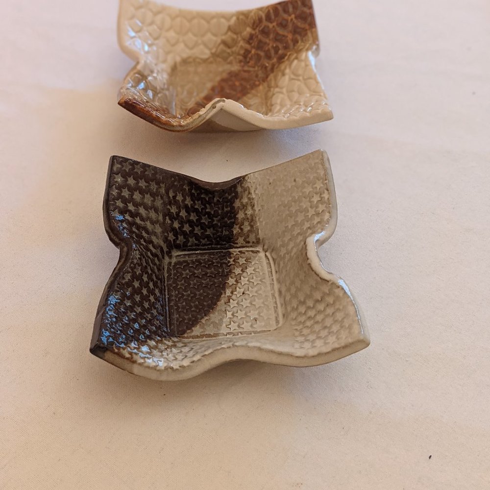 Handmade pottery - set of 2 small bowls